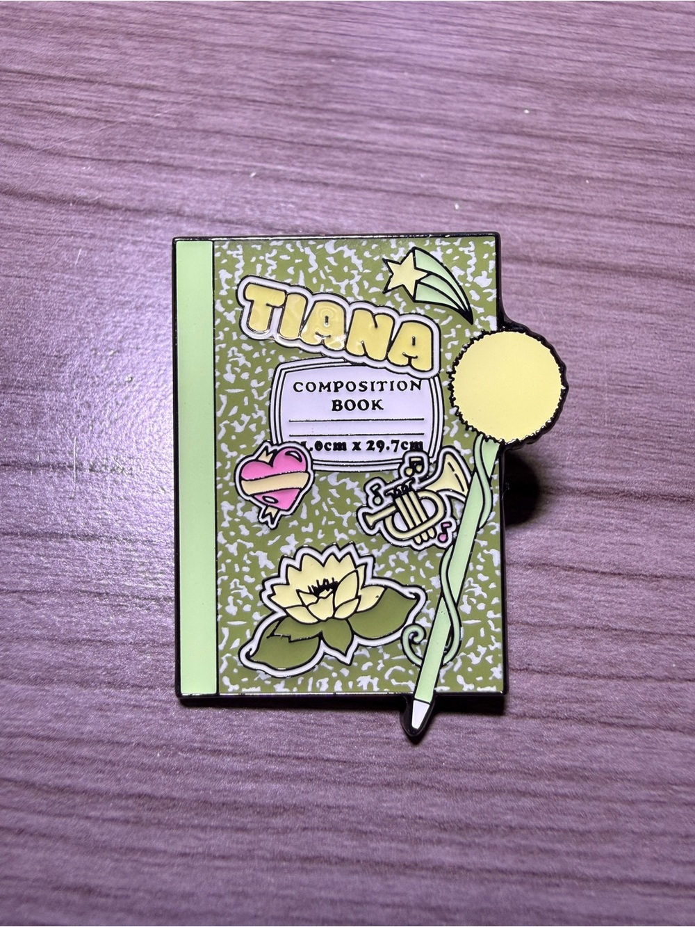 Disney Pins Tiana Notebook